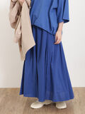 【UVカット】軽やかふんわりスキップスカート（ブルー）｜Samansa Mos2（サマンサ モスモス）通販