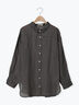 リネンシアーシャツ（チャコールグレー）｜Samansa Mos2（サマンサ モスモス）通販