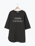 ロゴ刺繍裾ラウンドチュニックTシャツ（オフホワイト/チャコールグレー/イエロー/キナリ）｜Samansa Mos2（サマンサ モスモス）通販