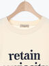 ロゴ刺繍裾ラウンドチュニックTシャツ（オフホワイト/チャコールグレー/イエロー/キナリ）｜Samansa Mos2（サマンサ モスモス）通販