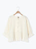 オーバーレース裾フリルショートジャケット（オフホワイト/ブラウン/キナリ）｜Samansa Mos2（サマンサ モスモス）通販