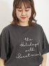 刺繍アソートTシャツ（チャコールグレー）｜Samansa Mos2（サマンサ モスモス）通販