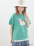 【miyuki matsuo×Samansa Mos2】プリントTシャツ（グリーン）｜Samansa Mos2（サマンサ モスモス）通販