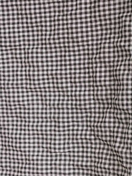 ビッグカラー袖フリルブラウス（オフホワイト/ブラック/グリーン）｜Samansa Mos2（サマンサ モスモス）通販