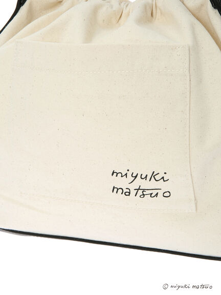 【miyuki matsuo×Samansa Mos2】巾着バッグ（キナリ）｜Samansa Mos2（サマンサ モスモス）通販