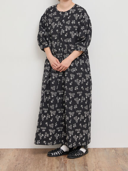総刺繍ウエスト切替ワンピース（ベージュ）｜Samansa Mos2（サマンサ モスモス）通販