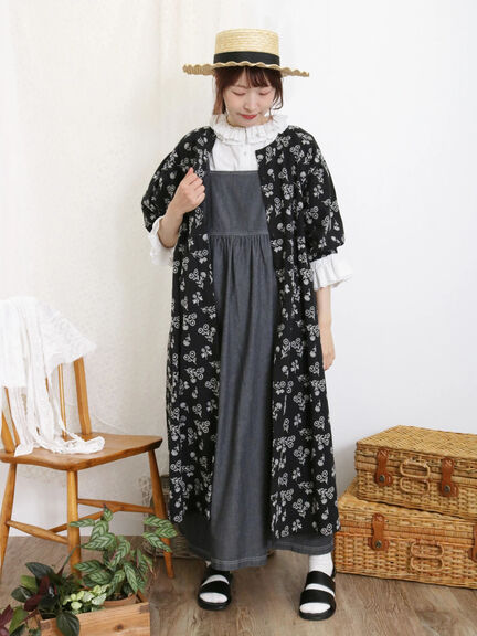 総刺繍ウエスト切替ワンピース（ベージュ）｜Samansa Mos2（サマンサ モスモス）通販
