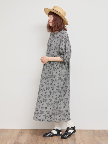 総刺繍ウエスト切替ワンピース（ベージュ）｜Samansa Mos2（サマンサ モスモス）通販