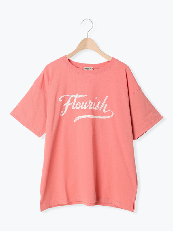 人気 pinkロゴ tシャツカラー