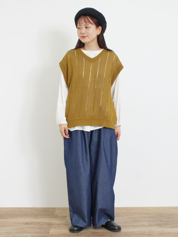 テープヤーンベスト コットンテープヤーンベスト | deux C(ドゥ・セー)公式オンラインストア