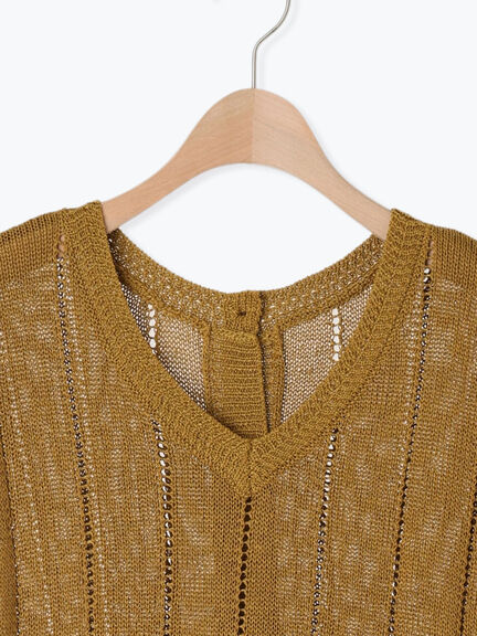 テープヤーン前後2WAYベスト（キナリ）｜Samansa Mos2（サマンサ モスモス）通販