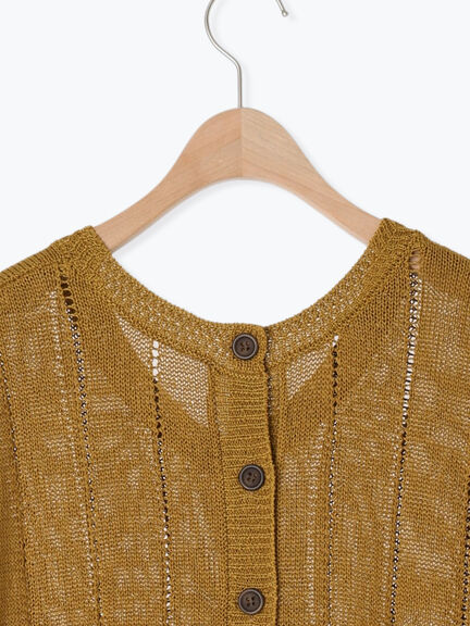 テープヤーン前後2WAYベスト（キナリ）｜Samansa Mos2（サマンサ モスモス）通販