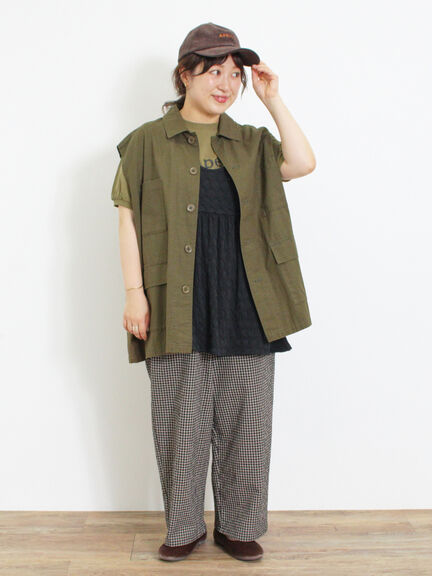 カットジャカードキャミチュニック（オフホワイト）｜Samansa Mos2（サマンサ モスモス）通販