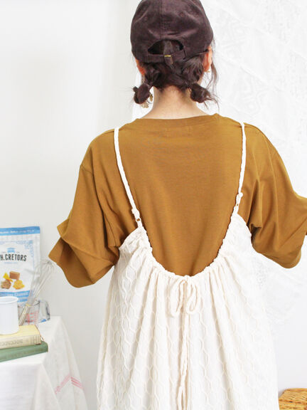 カットジャカードキャミチュニック（オフホワイト）｜Samansa Mos2（サマンサ モスモス）通販