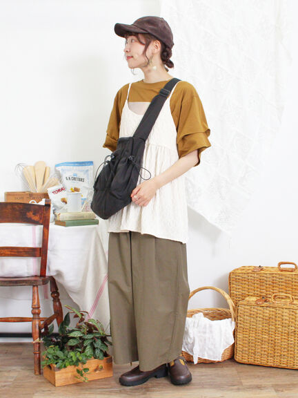 カットジャカードキャミチュニック（オフホワイト）｜Samansa Mos2（サマンサ モスモス）通販