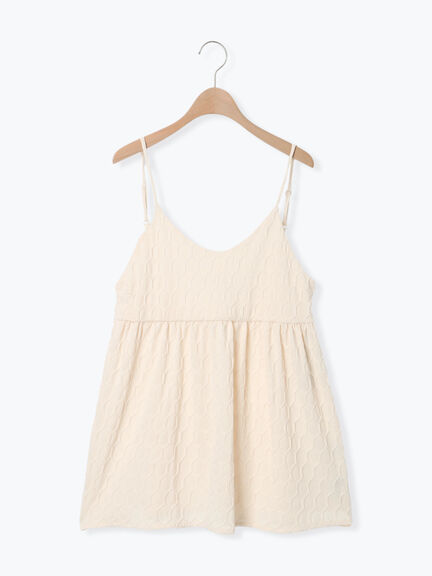 カットジャカードキャミチュニック（オフホワイト）｜Samansa Mos2（サマンサ モスモス）通販