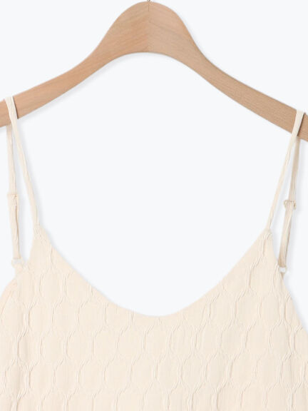 カットジャカードキャミチュニック（オフホワイト）｜Samansa Mos2（サマンサ モスモス）通販