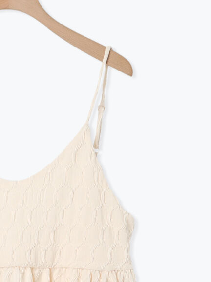 カットジャカードキャミチュニック（オフホワイト）｜Samansa Mos2（サマンサ モスモス）通販