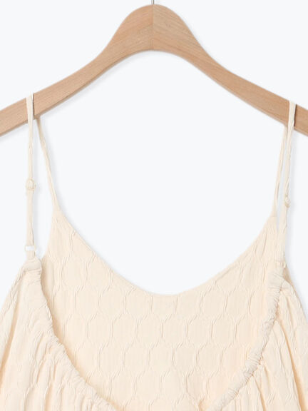 カットジャカードキャミチュニック（オフホワイト）｜Samansa Mos2（サマンサ モスモス）通販