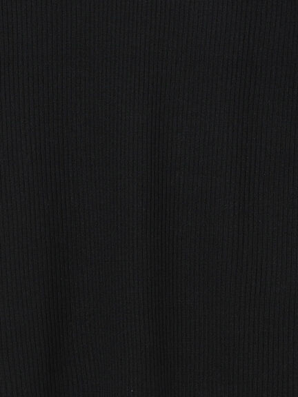 【マシンウォッシャブル】ニットリブタートルネック（オフホワイト/ブラック）｜Samansa Mos2（サマンサ モスモス）通販