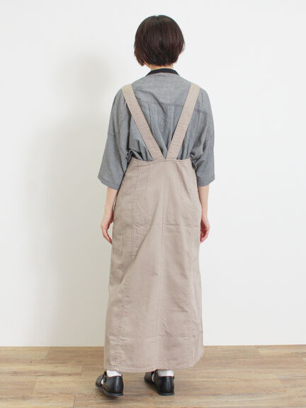 【Sサイズ WEB限定】デニムジップジャンスカ（ベージュ/ブルー/ネイビー）｜Samansa Mos2（サマンサ モスモス）通販