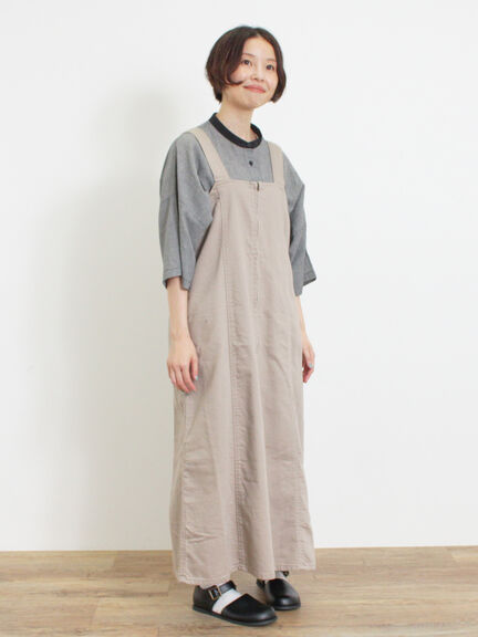 【Sサイズ WEB限定】デニムジップジャンスカ（ベージュ/ブルー/ネイビー）｜Samansa Mos2（サマンサ モスモス）通販