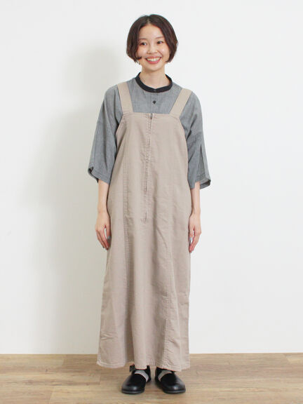 【Sサイズ WEB限定】デニムジップジャンスカ（ベージュ/ブルー/ネイビー）｜Samansa Mos2（サマンサ モスモス）通販