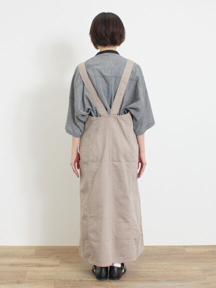 【Sサイズ WEB限定】デニムジップジャンスカ（ベージュ/ブルー/ネイビー）｜Samansa Mos2（サマンサ モスモス）通販