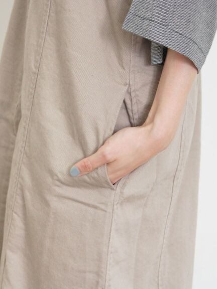 【Sサイズ WEB限定】デニムジップジャンスカ（ベージュ/ブルー/ネイビー）｜Samansa Mos2（サマンサ モスモス）通販