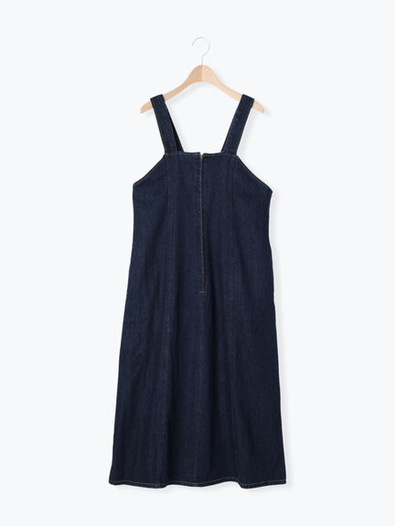 【Sサイズ WEB限定】デニムジップジャンスカ（ベージュ/ブルー/ネイビー）｜Samansa Mos2（サマンサ モスモス）通販