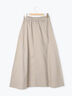 【Sサイズ WEB限定】フロント釦フレアデニムスカート（ベージュ）｜Samansa Mos2（サマンサ モスモス）通販
