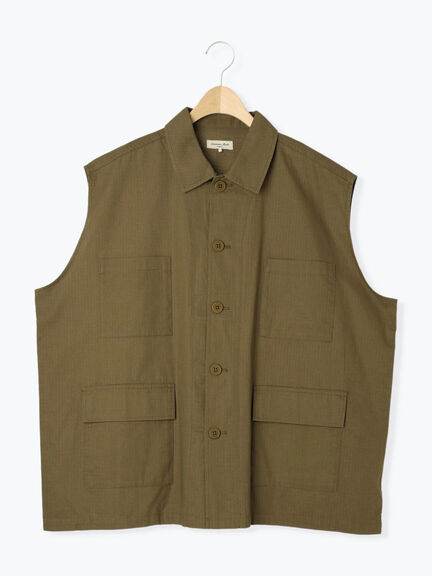 ミリタリーベスト（カーキ）｜Samansa Mos2（サマンサ モスモス）通販