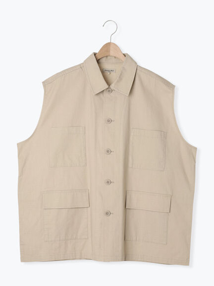 ミリタリーベスト（カーキ）｜Samansa Mos2（サマンサ モスモス）通販
