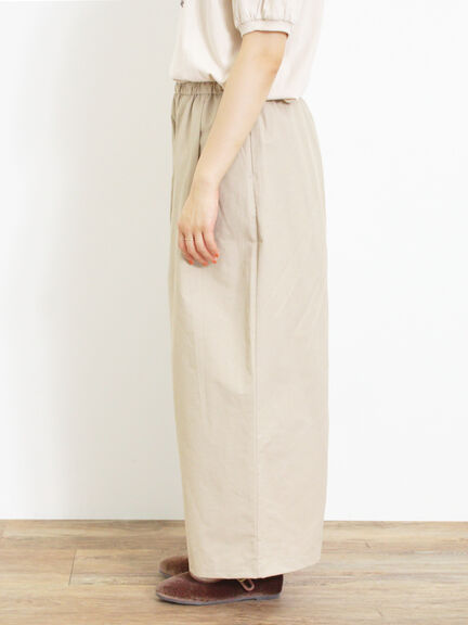 ドローコードデザインワイドパンツ（ベージュ）｜Samansa Mos2（サマンサ モスモス）通販