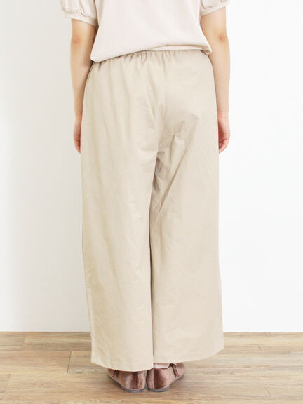 ドローコードデザインワイドパンツ（ベージュ）｜Samansa Mos2（サマンサ モスモス）通販