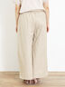 ドローコードデザインワイドパンツ（ベージュ）｜Samansa Mos2（サマンサ モスモス）通販