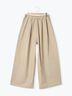 ドローコードデザインワイドパンツ（ベージュ）｜Samansa Mos2（サマンサ モスモス）通販
