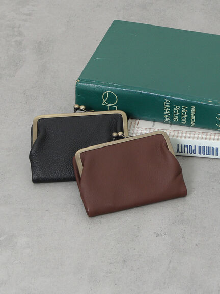 【WEB限定】SM2×TIDEWAY 二つ折りがま口財布（ブラック/ピンク/ベージュ/ブラウン/カーキ/ブルー）｜Samansa Mos2（サマンサ モスモス）通販