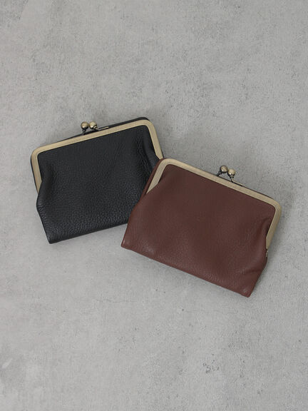 【WEB限定】SM2×TIDEWAY 二つ折りがま口財布（ブラック/ピンク/ベージュ/ブラウン/カーキ/ブルー）｜Samansa Mos2（サマンサ モスモス）通販