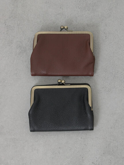 【WEB限定】SM2×TIDEWAY 二つ折りがま口財布（ブラック/ピンク/ベージュ/ブラウン/カーキ/ブルー）｜Samansa Mos2（サマンサ モスモス）通販