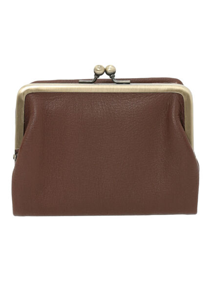 【WEB限定】SM2×TIDEWAY 二つ折りがま口財布（ブラック/ピンク/ベージュ/ブラウン/カーキ/ブルー）｜Samansa Mos2（サマンサ モスモス）通販