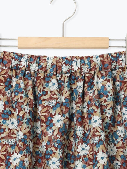 柄アソート裾重ねスカート（ベージュ/オレンジ）｜Samansa Mos2（サマンサ モスモス）通販
