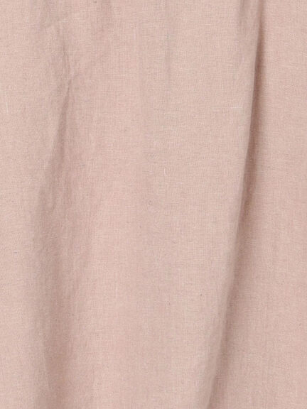 【Slow linen】柄アソートフリルブラウス（マスタード）｜Samansa Mos2（サマンサ モスモス）通販