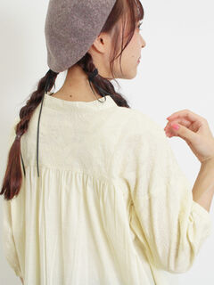 ◇⑥⑥⑦⑦ en face 切り替え ニットソー タータンチェック sm2 イチ  