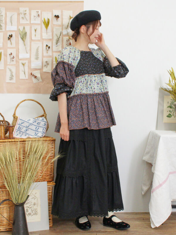 「新商品」に関するプレスリリース セール】 切替レースぺチスカート（ブラック/モカ/キナリ その他