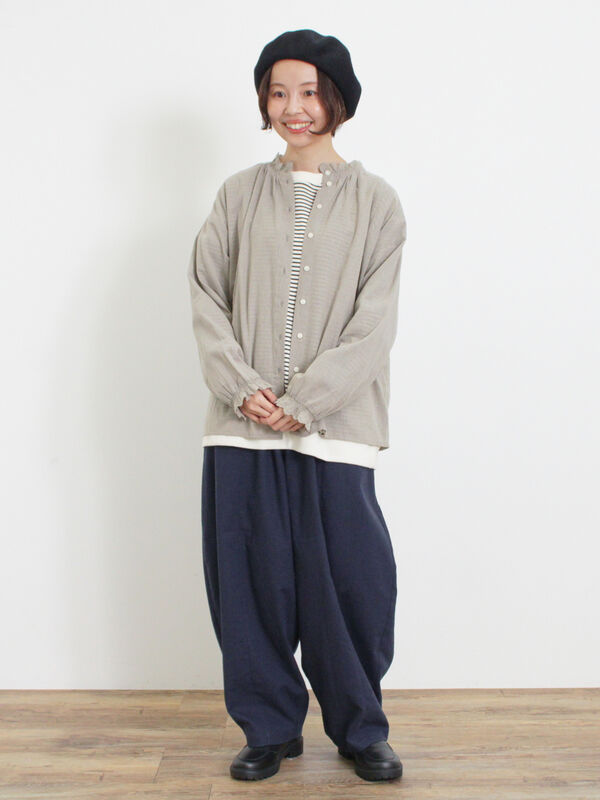 セール】 エッグパンツ（ベージュ/カーキ/ネイビー/ボトムス/パンツ  