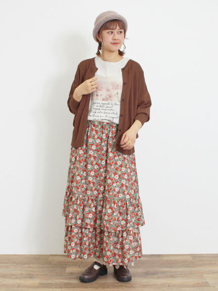 【接触冷感】畦編みニットカーディガン（キナリ）｜Samansa Mos2（サマンサ モスモス）通販