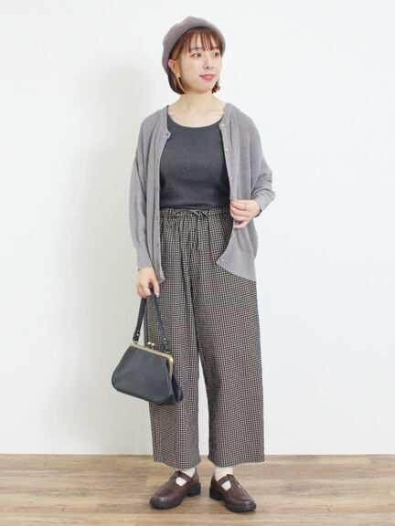 【接触冷感】畦編みニットカーディガン（キナリ）｜Samansa Mos2（サマンサ モスモス）通販