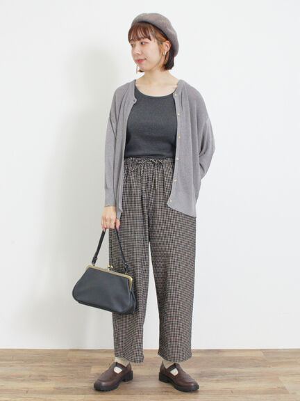 【接触冷感】畦編みニットカーディガン（キナリ）｜Samansa Mos2（サマンサ モスモス）通販