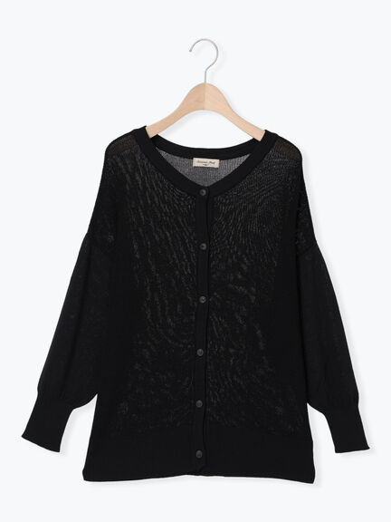 【接触冷感】畦編みニットカーディガン（キナリ）｜Samansa Mos2（サマンサ モスモス）通販